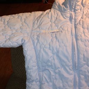 Columbia kids 10/12 never worn baby blue